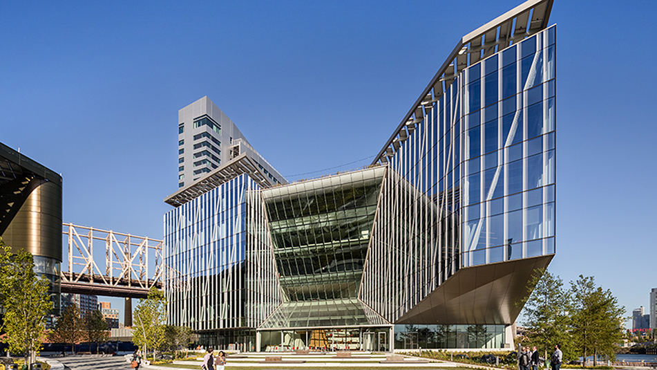 Exterior Image of The Bridge at Cornell Tech Campus on Roosevelt Island