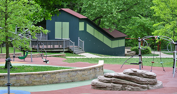 Smith Memorial Playground-slide exterior